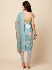 Printed Cotton Unstitched Suit Dupatta