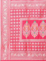 Zari Jaal Embroidery Banarasi Saree