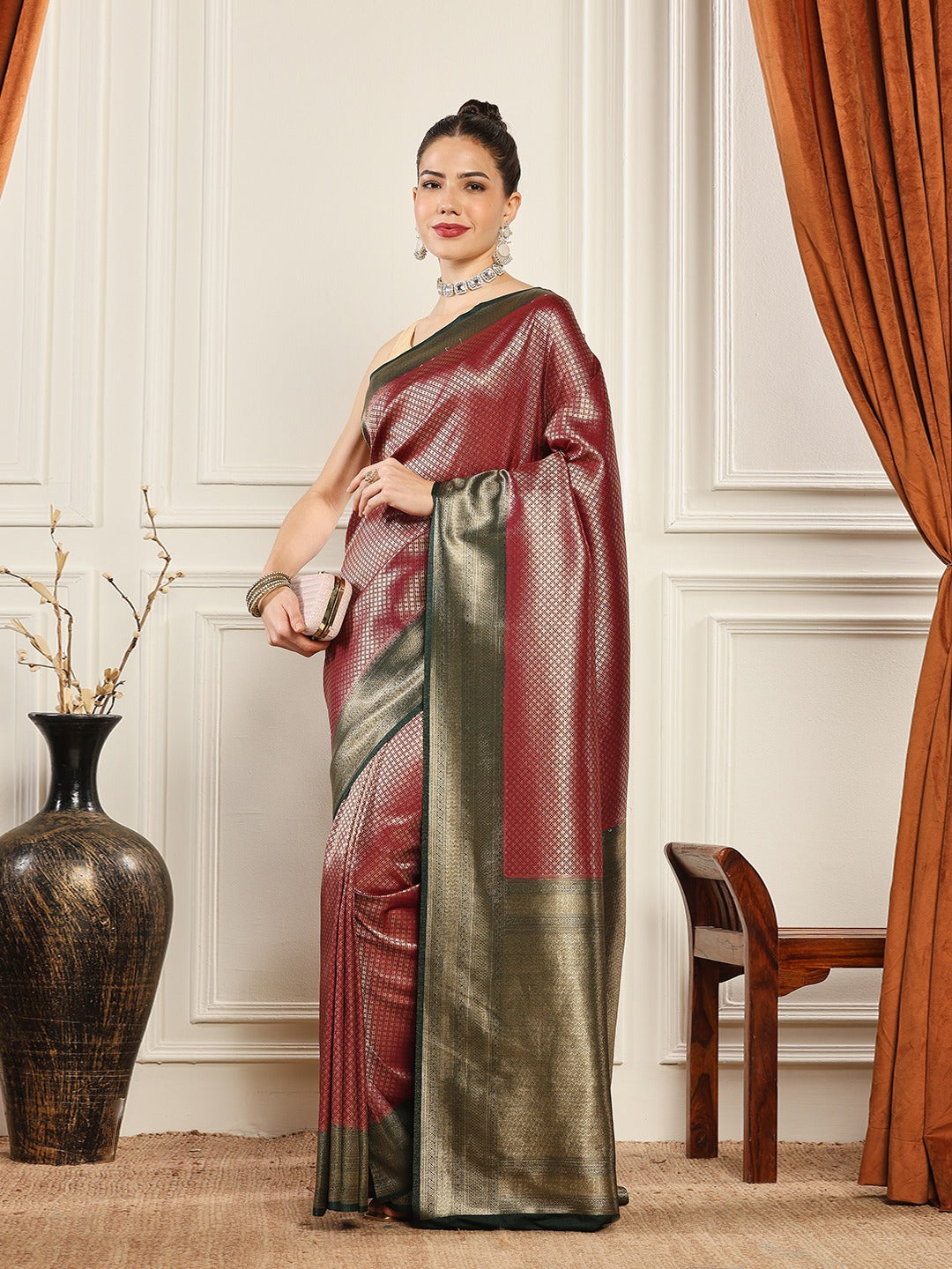 Woven Design Art Silk Saree