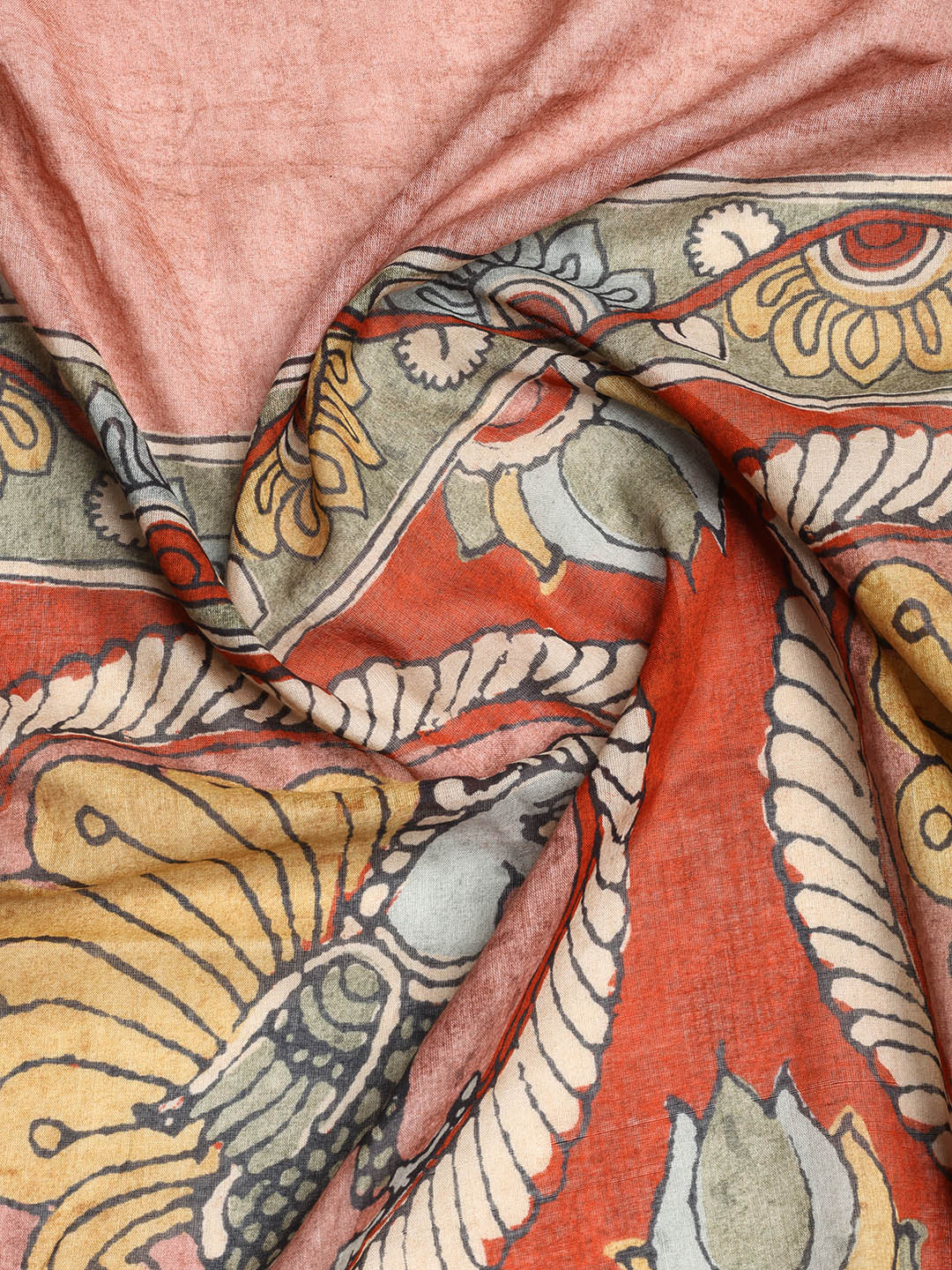 Printed Cotton Printed Unstitched Suit With Dupatta
