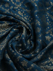 Woven Design Chanderi Unstitched Suit With Dupatta