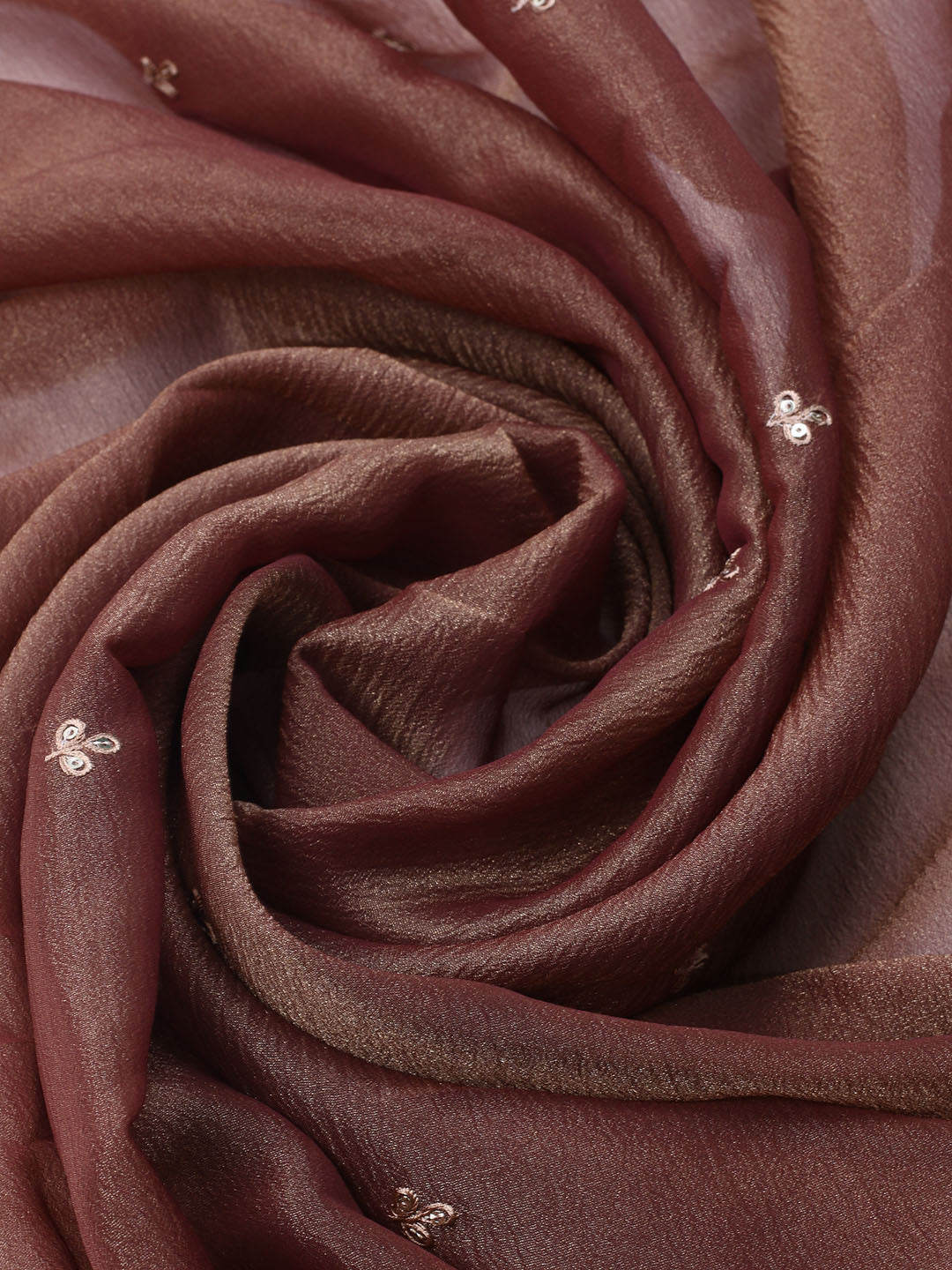 Embroidered Tissue Unstitched Suit With Dupatta