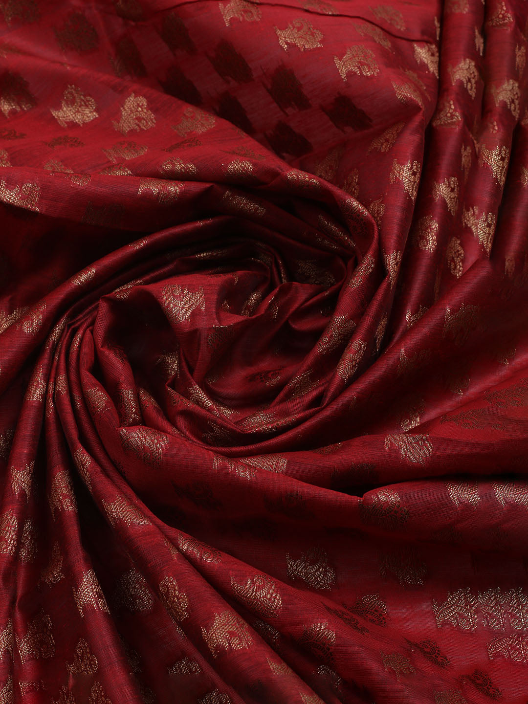Woven Chanderi Unstitched Suit With Dupatta
