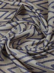 Embroidered Chanderi Unstitched Kurta With Pant & Dupatta