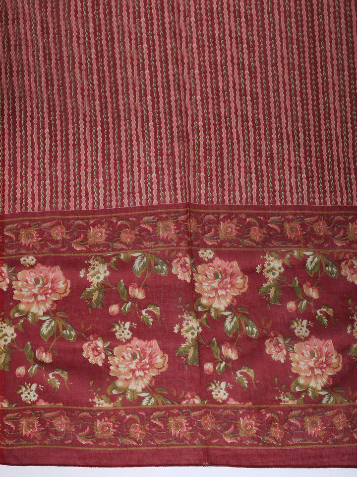 Printed Cotton Blend Kurta With Pant &amp; Dupatta
