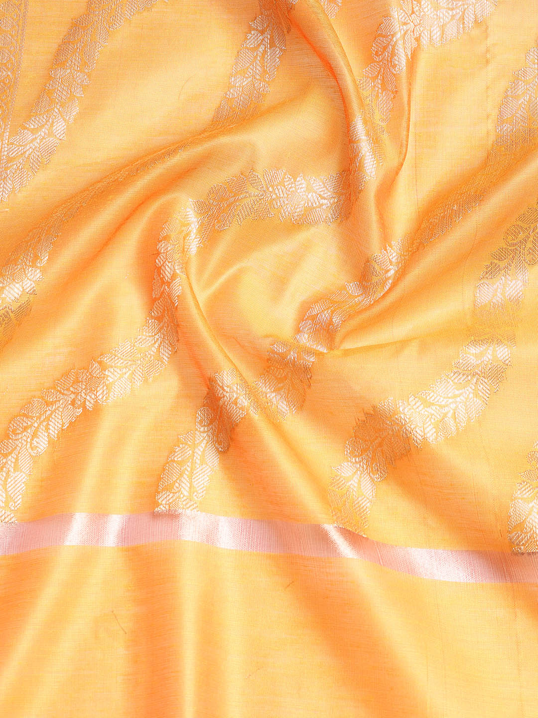 Woven Banarasi Chanderi Unstitched Suit With Dupatta