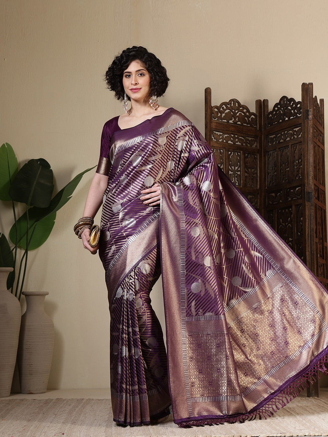 Woven Design Art Silk Saree