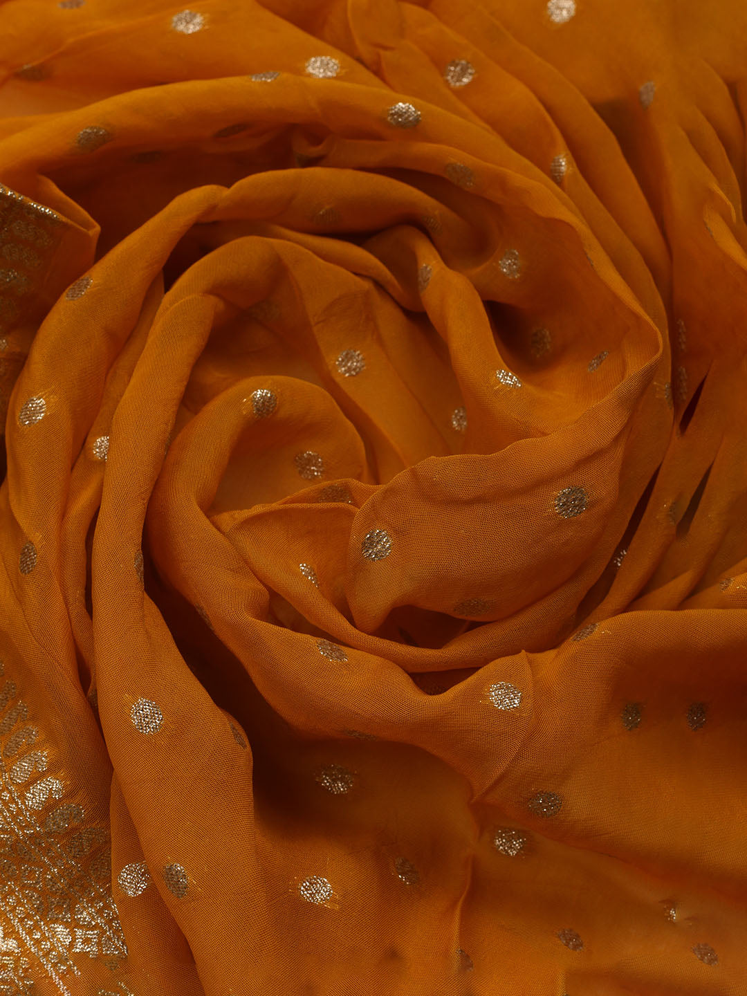Neck Embroidered Georgette Unstitched Suit With Dupatta