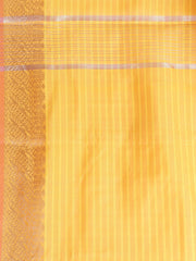 Zari Jaal Border Booti Woven Cotton Saree