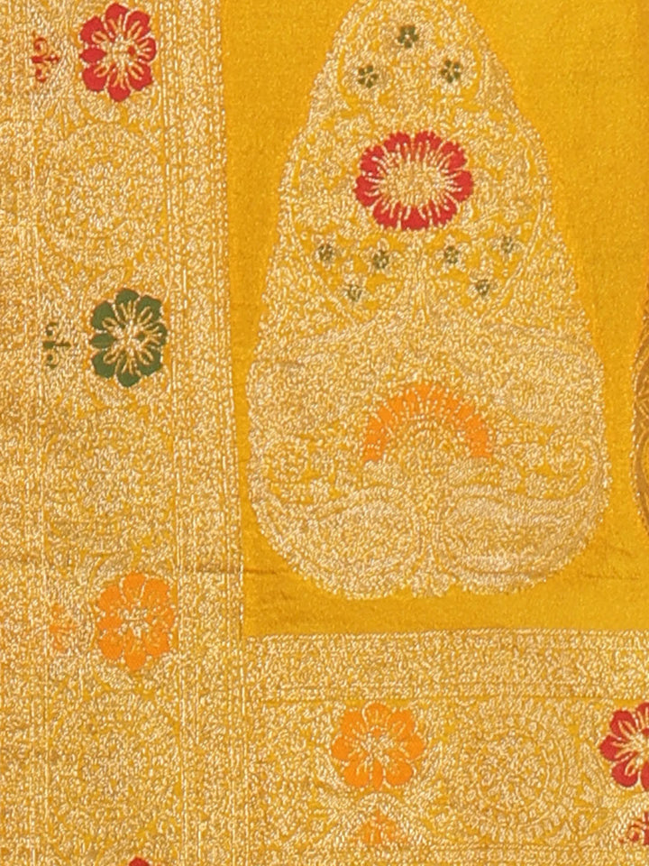 Zari Jaal Woven Art Silk Saree