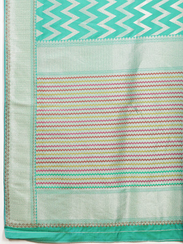 Stone Embroidery Banarasi Saree