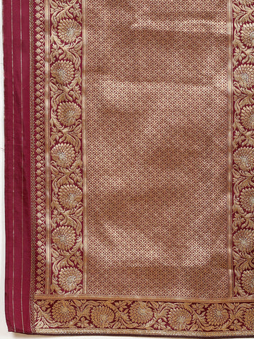 Zari Jaal Banarsi Woven Saree