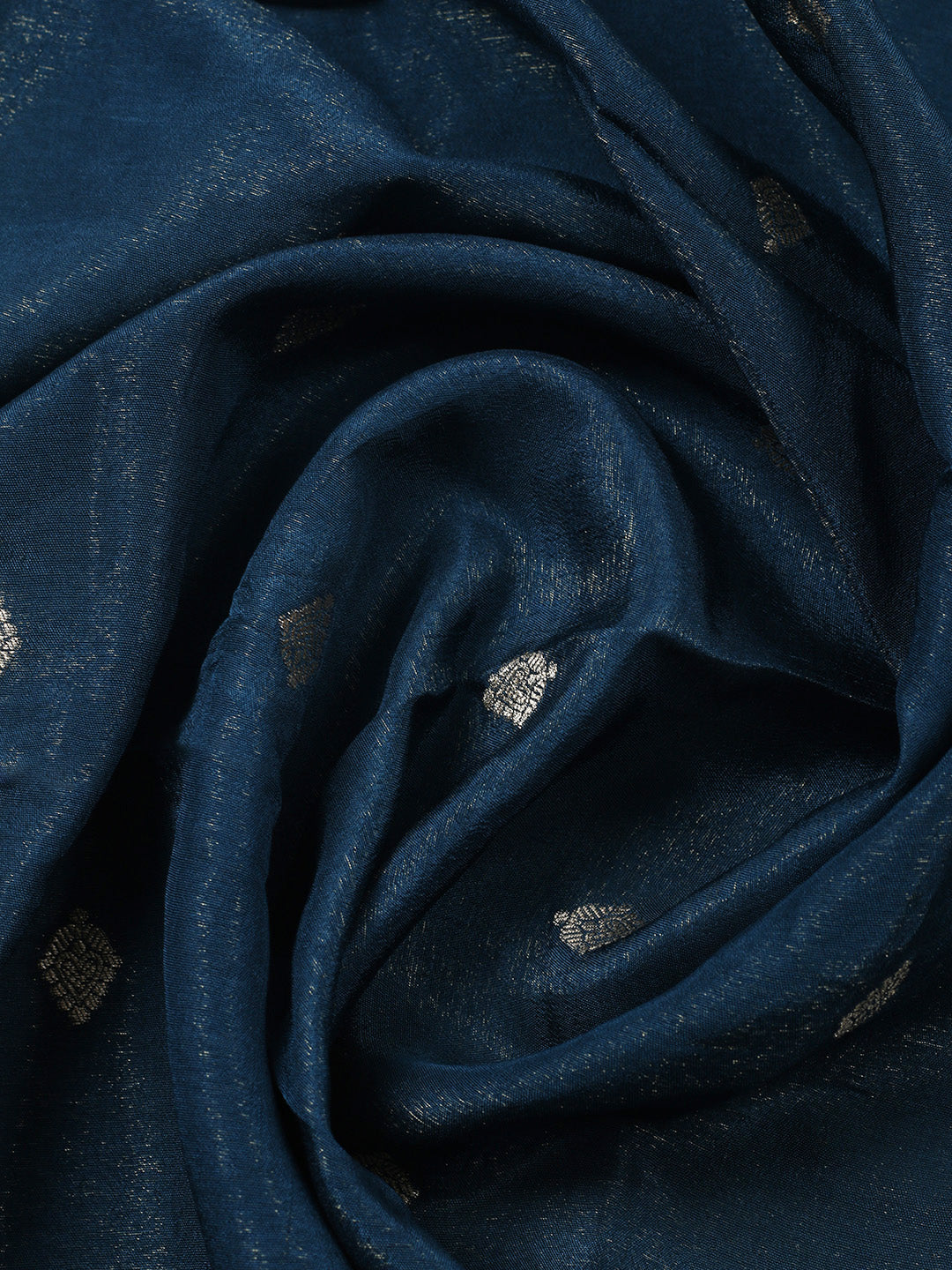Woven Design Chanderi Unstitched Suit With Pant &amp; Dupatta