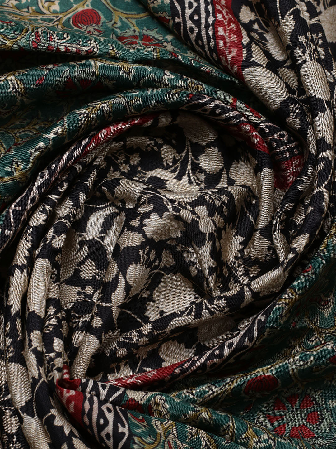 Printed Muslin Unstitched Suit With Pant &amp; Dupatta