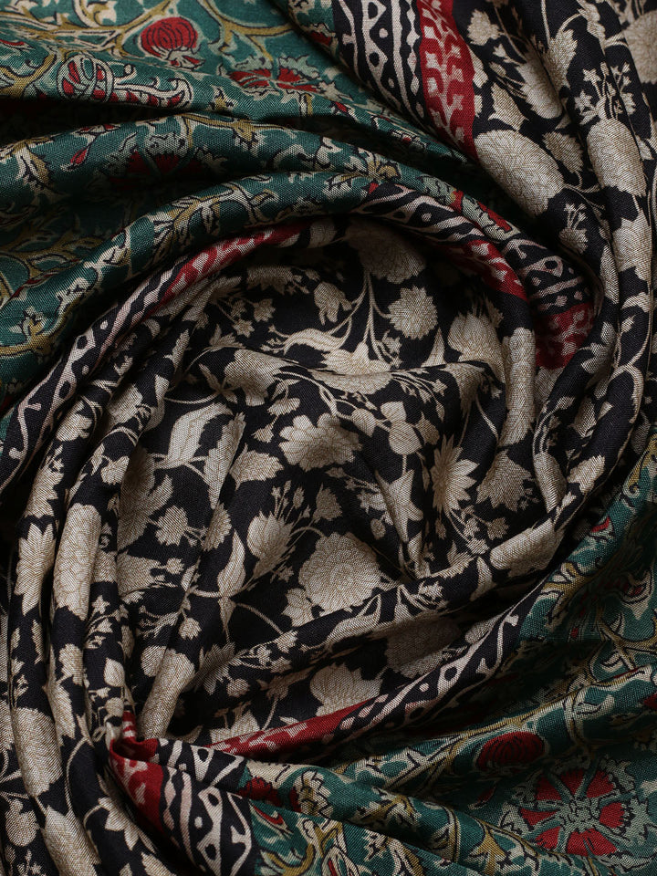 Printed Muslin Unstitched Suit With Pant &amp; Dupatta