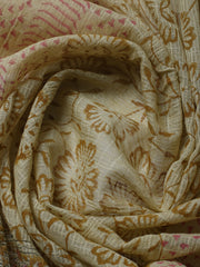 Printed Cotton Blend Ustitched Suit With Pant & Dupatta