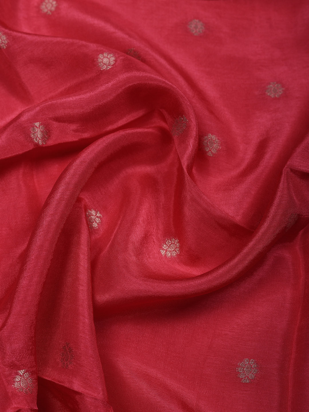 Woven Design Chanderi Unstitched Suit With Pant &amp; Dupatta