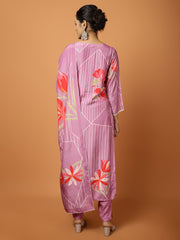 Printed Muslin Kurta With Pants & Dupatta