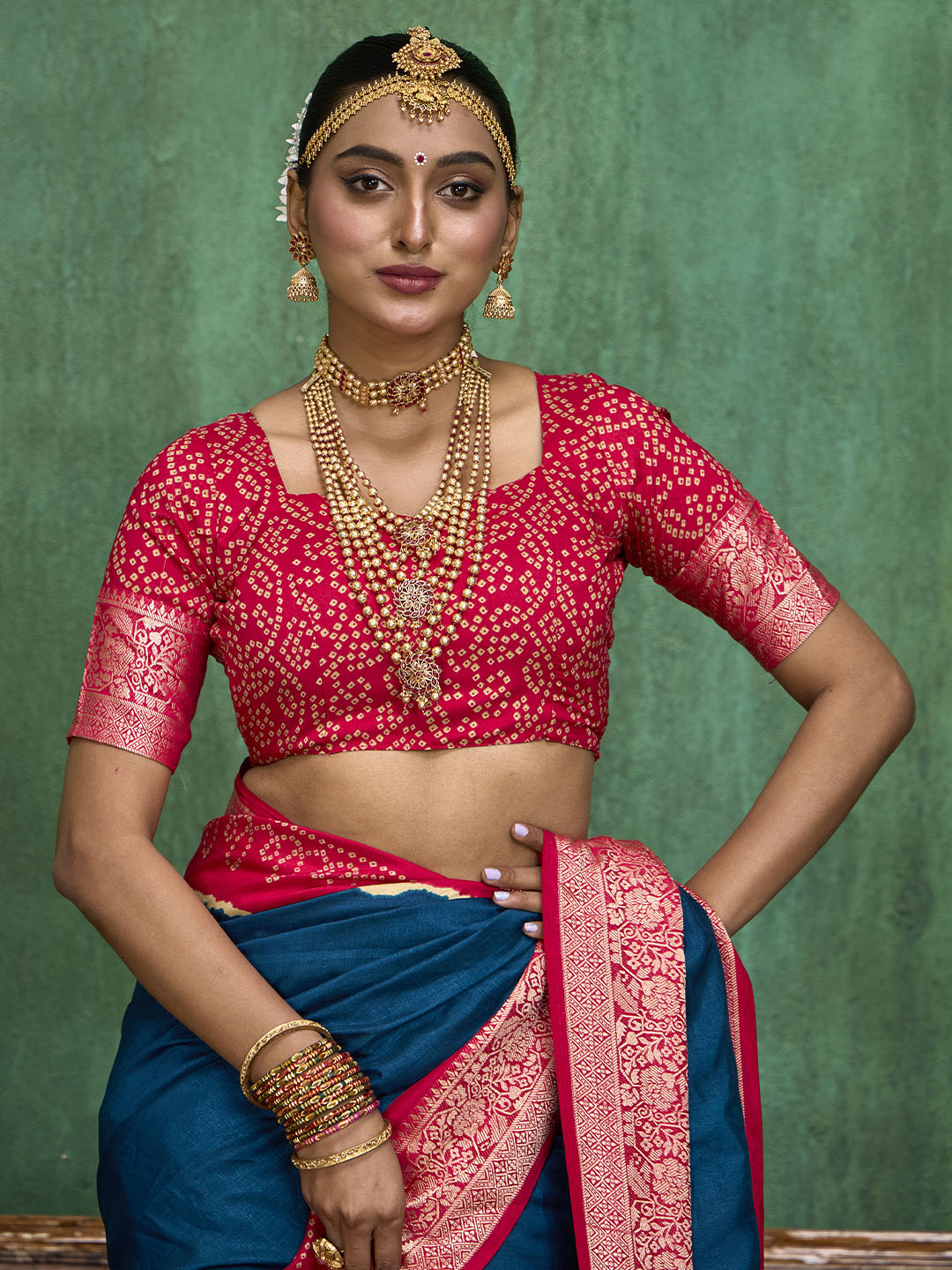 Printed Art Silk Saree