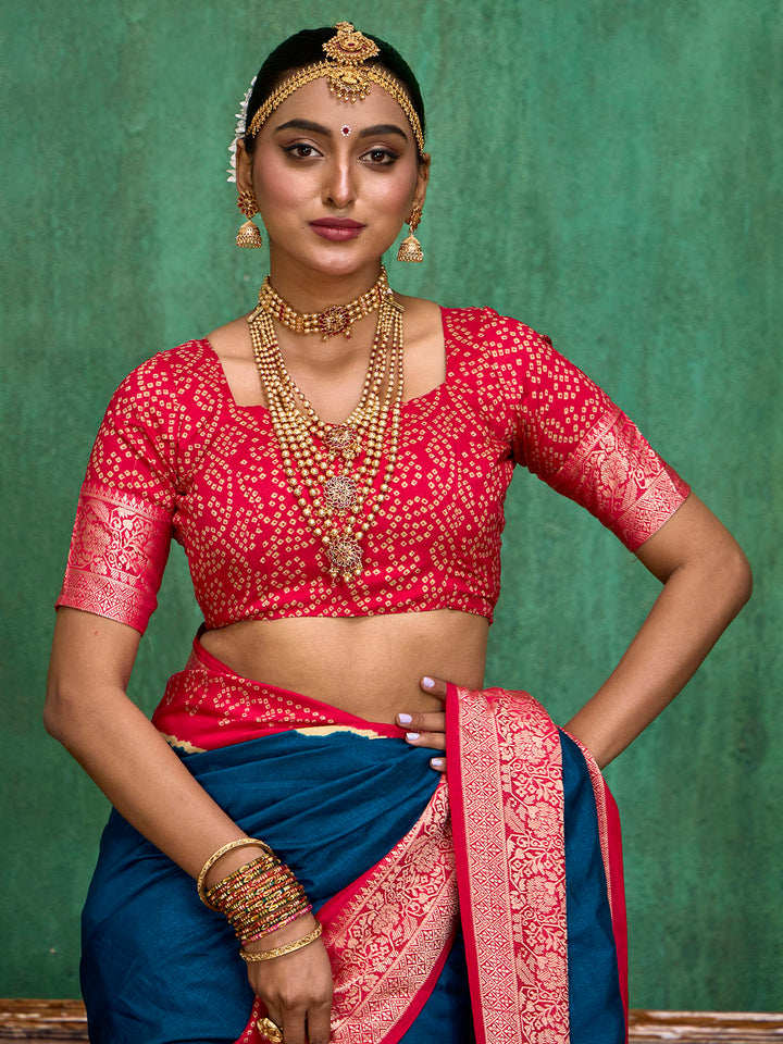 Printed Art Silk Saree
