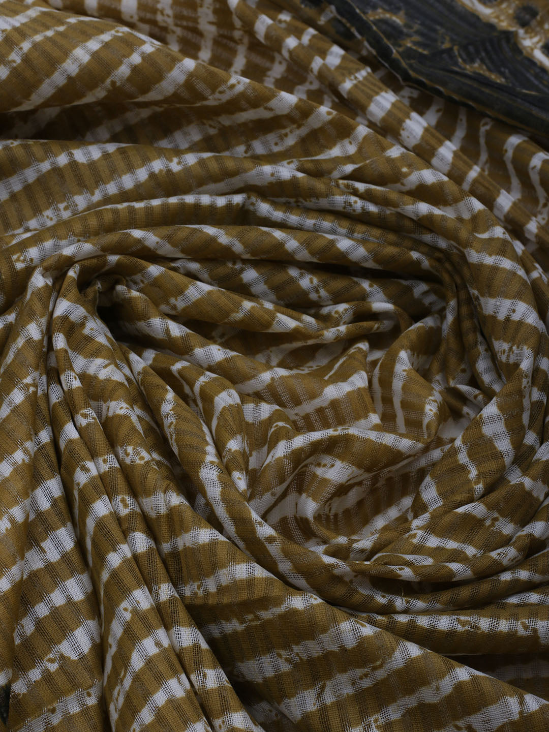 Printed Cotton Blend Unstitched Suit With Dupatta
