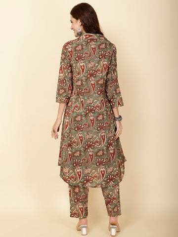 Printed Cotton Kurta Set