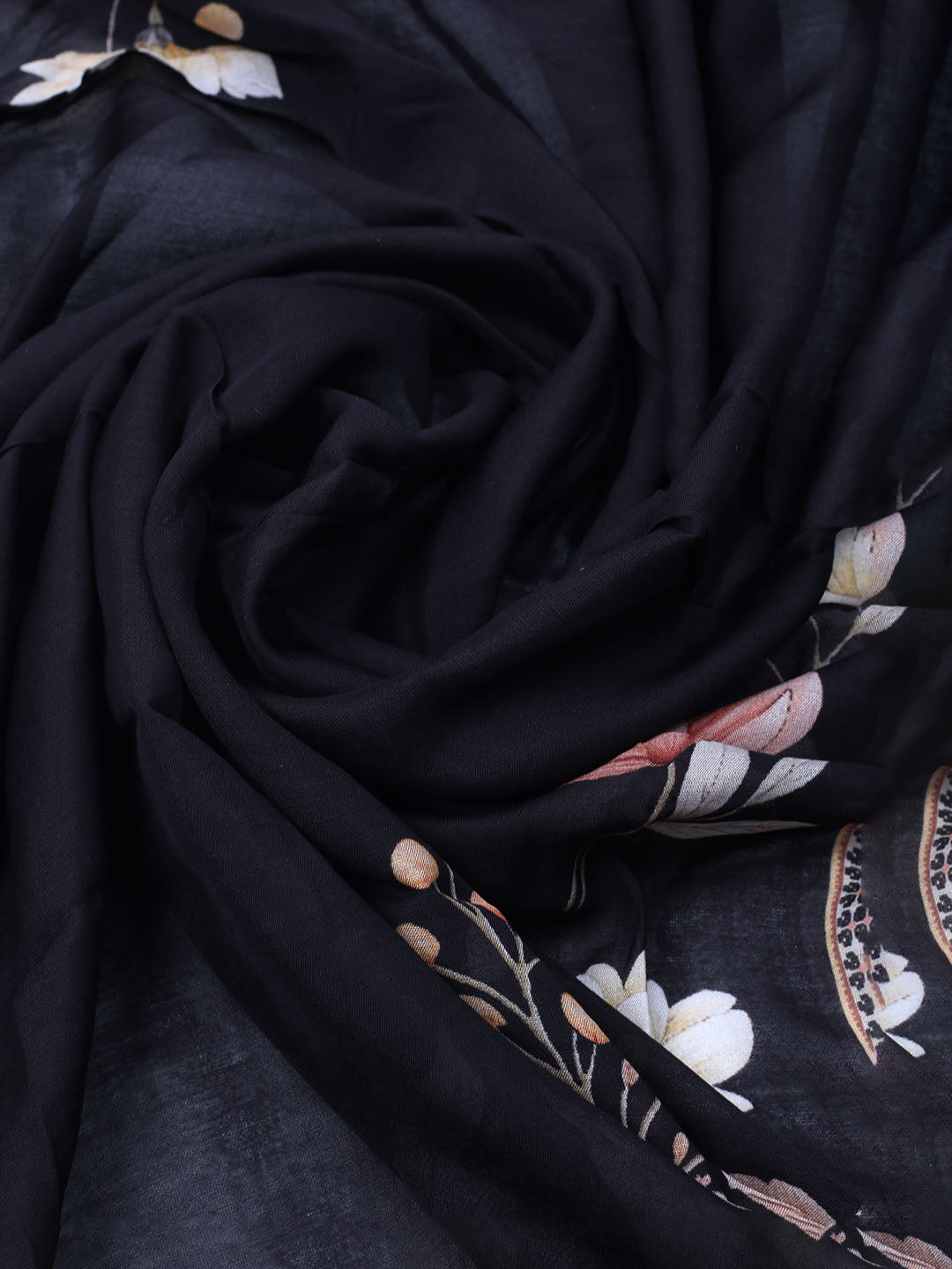 Printed Muslin Unstitched Suit With Dupatta