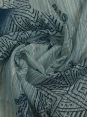 Printed Cotton Unstitched Suits Printed Suit With Pant & Dupatta