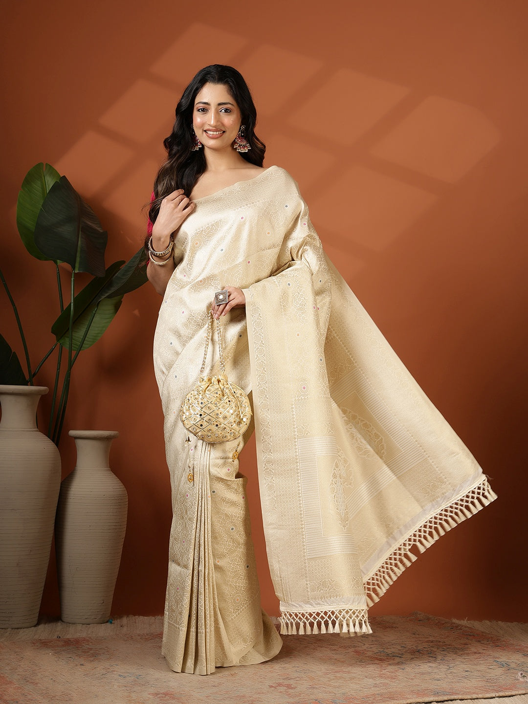 Woven Design Art Silk Saree