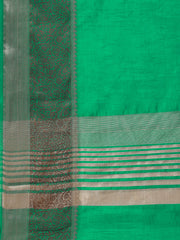 Plain Zari Border Handloom Saree