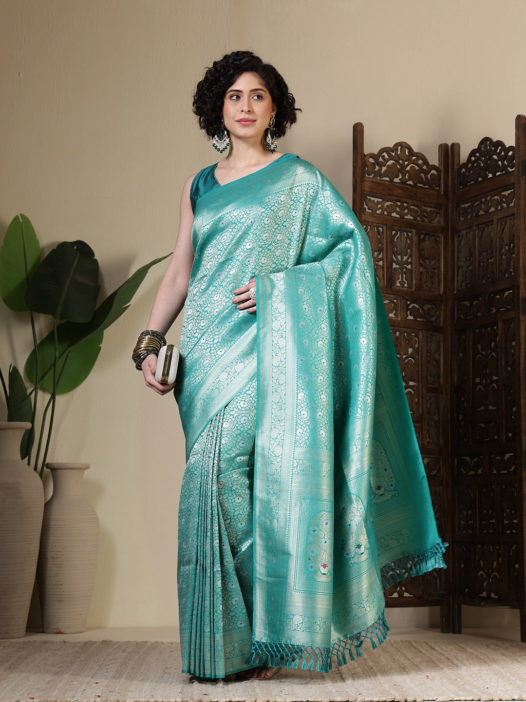 Woven Design Art Silk Saree