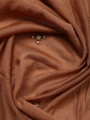 Embroidered Cotton Unstitched Suit With Pant & Dupatta