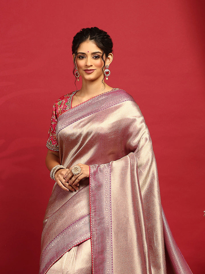 Embroidered Banarasi Saree