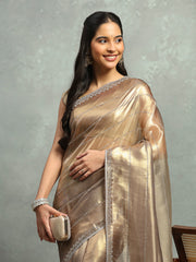 Embelished Tissue Saree