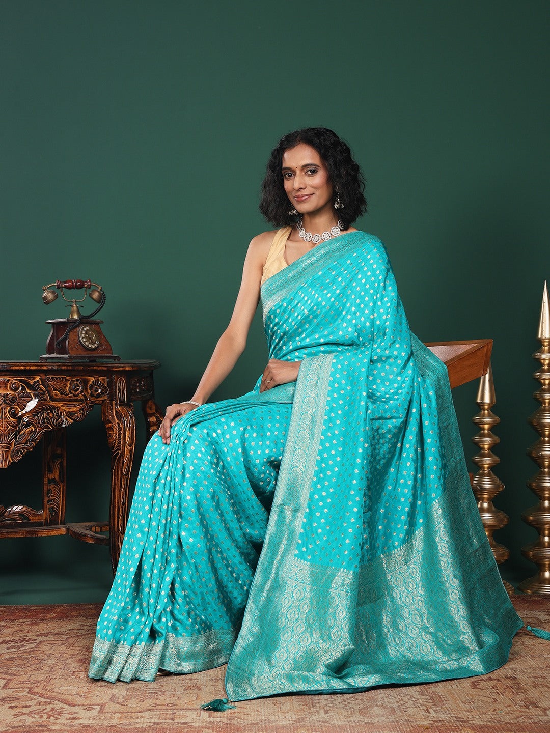Woven Design Dola Silk Saree