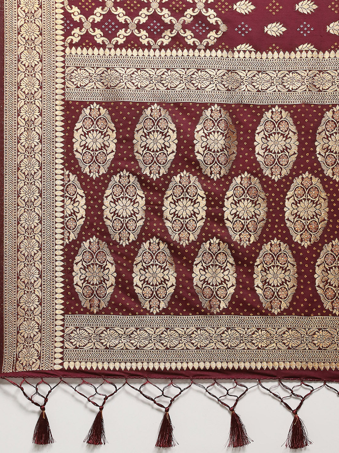 Zari Jaal Art Silk Woven Saree