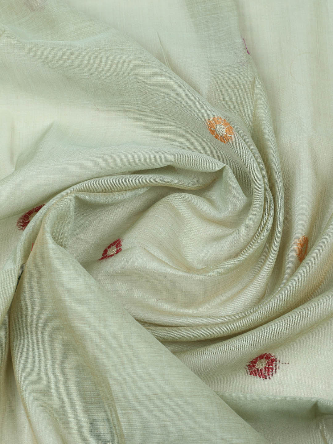 Embroidered Chanderi Unstitched Suit With Pant &amp; Dupatta