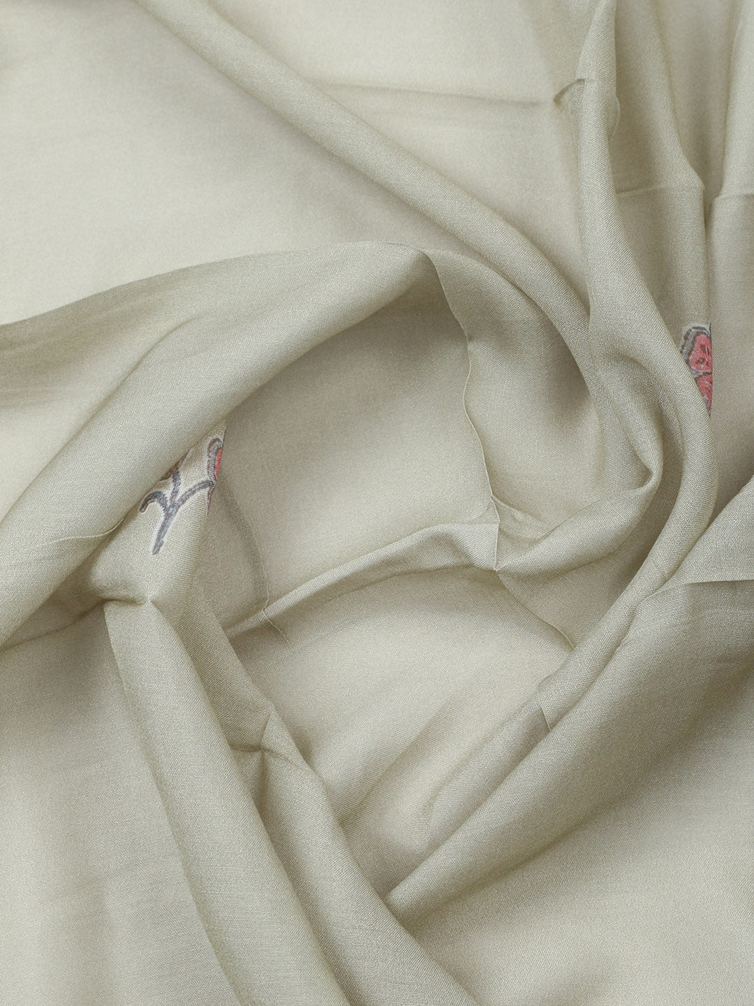 Embroidered Muslin Unstitched Suit With Pant &amp; Dupatta