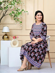 Printed Cotton Blend Kurta