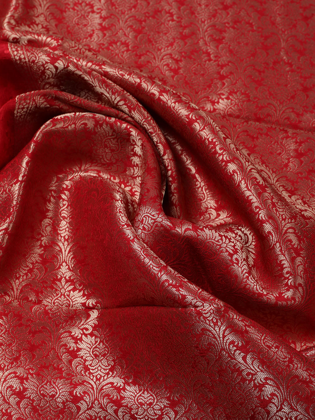 Embroidered Tissue Unstitched Suit With Pant &amp; Dupatta