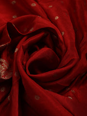 Woven Banarasi Art Silk Unstitched Suit With Dupatta