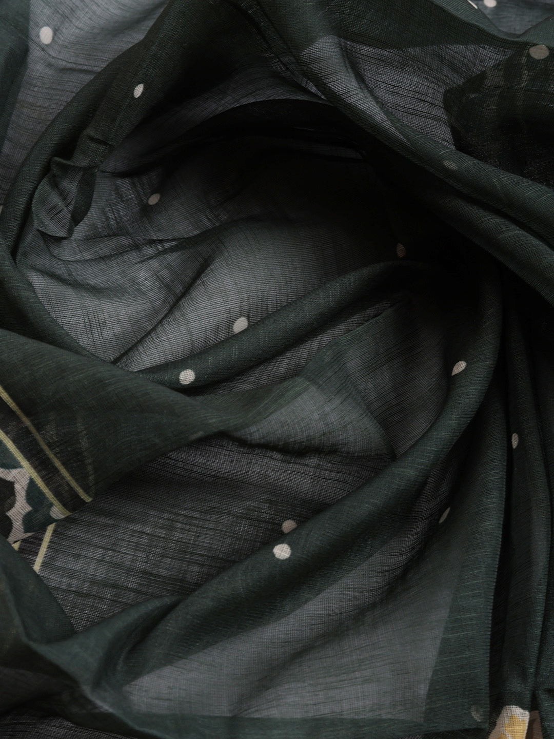 Printed Linen Blend Unstitched Suit With Pant &amp; Dupatta