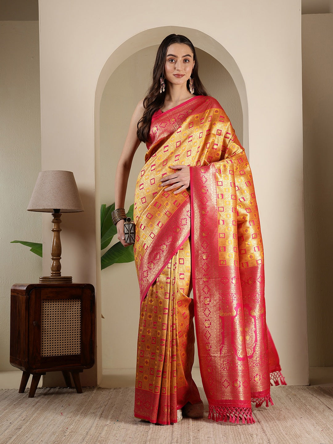 Woven Design Art Silk Saree