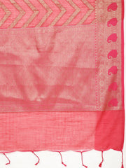 Zari Jaal Woven Cotton Saree