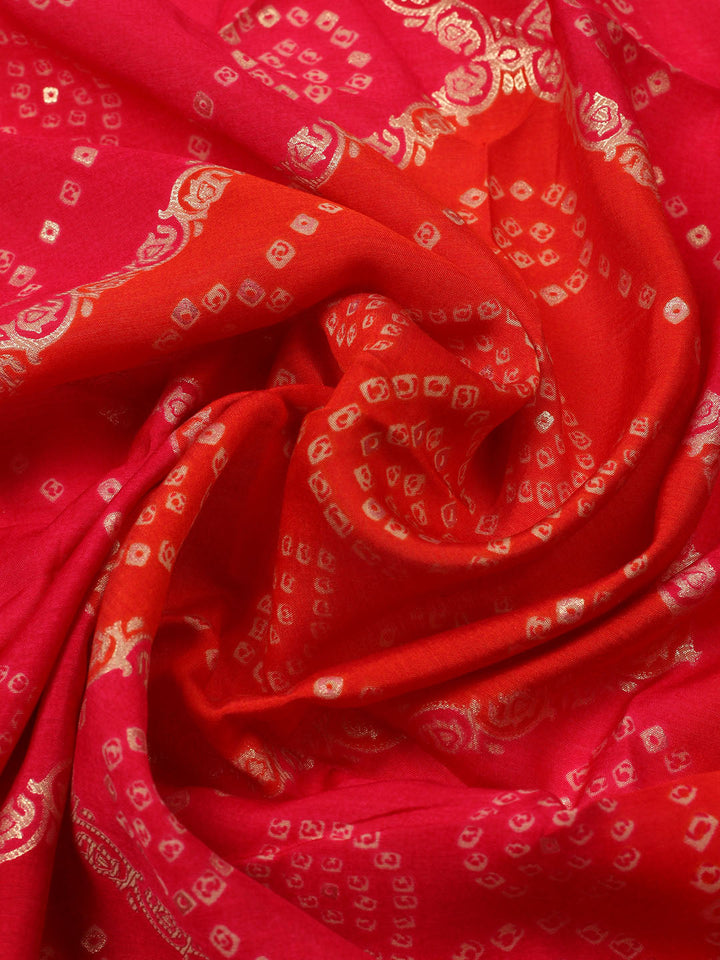 Embroidered Cotton Unstitched Suit With Pant &amp; Dupatta