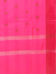 Zari Jaal Border Booti Woven Cotton Saree