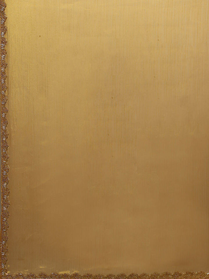 Plain Art slik Saree