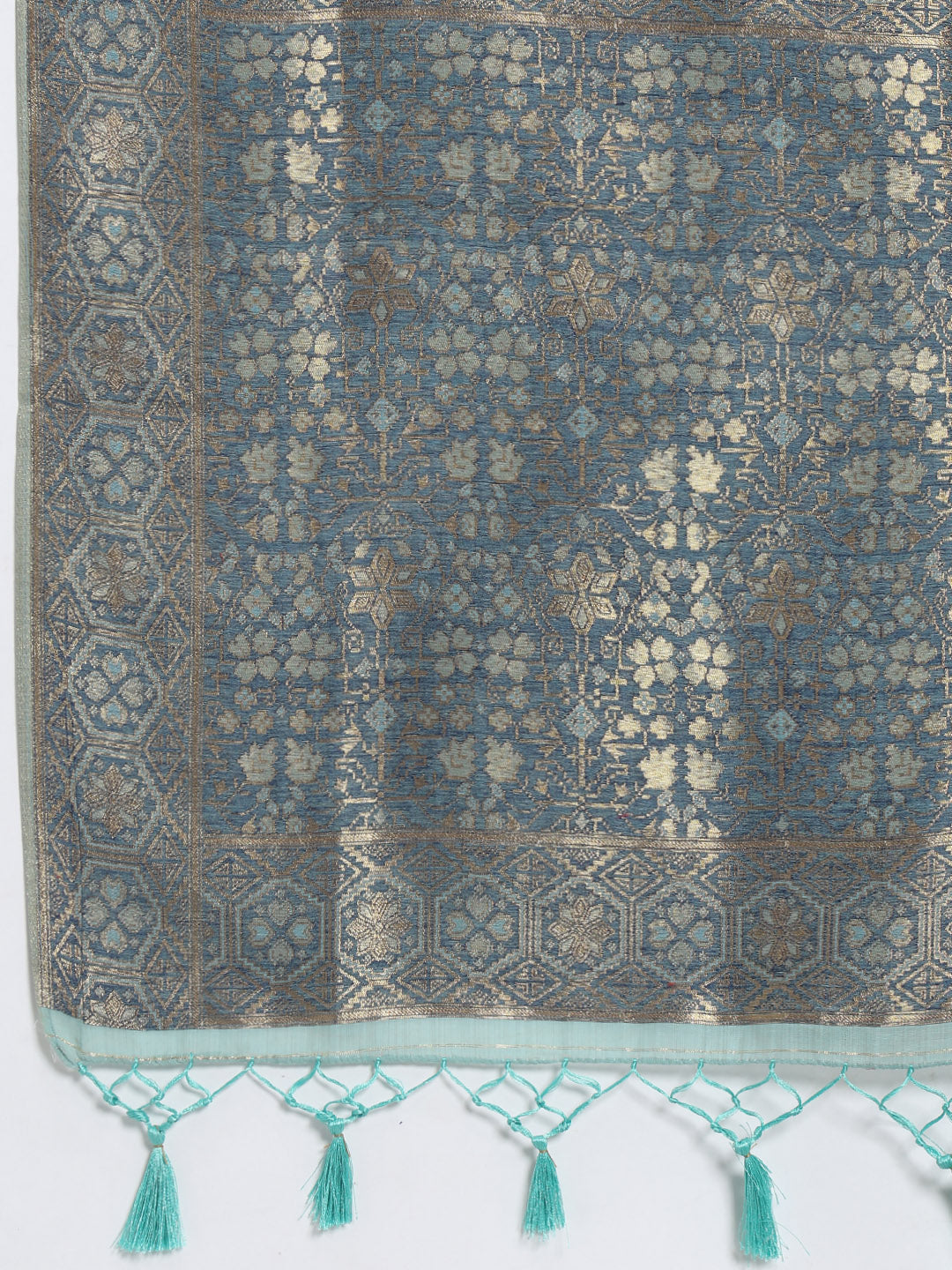 Zari Jaal Art Silk Woven Saree
