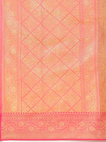 Zari Jaal Cotton Woven Saree