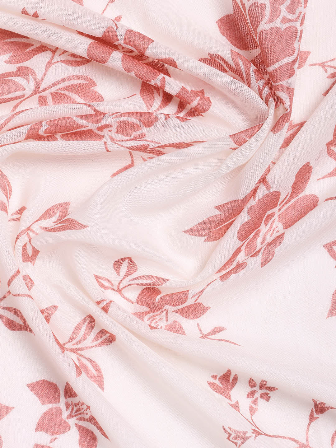 Printed Cotton Blend Unstitched Suit With Dupatta